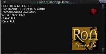 Globe of Dancing Flame