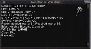 Resplendant War Maul